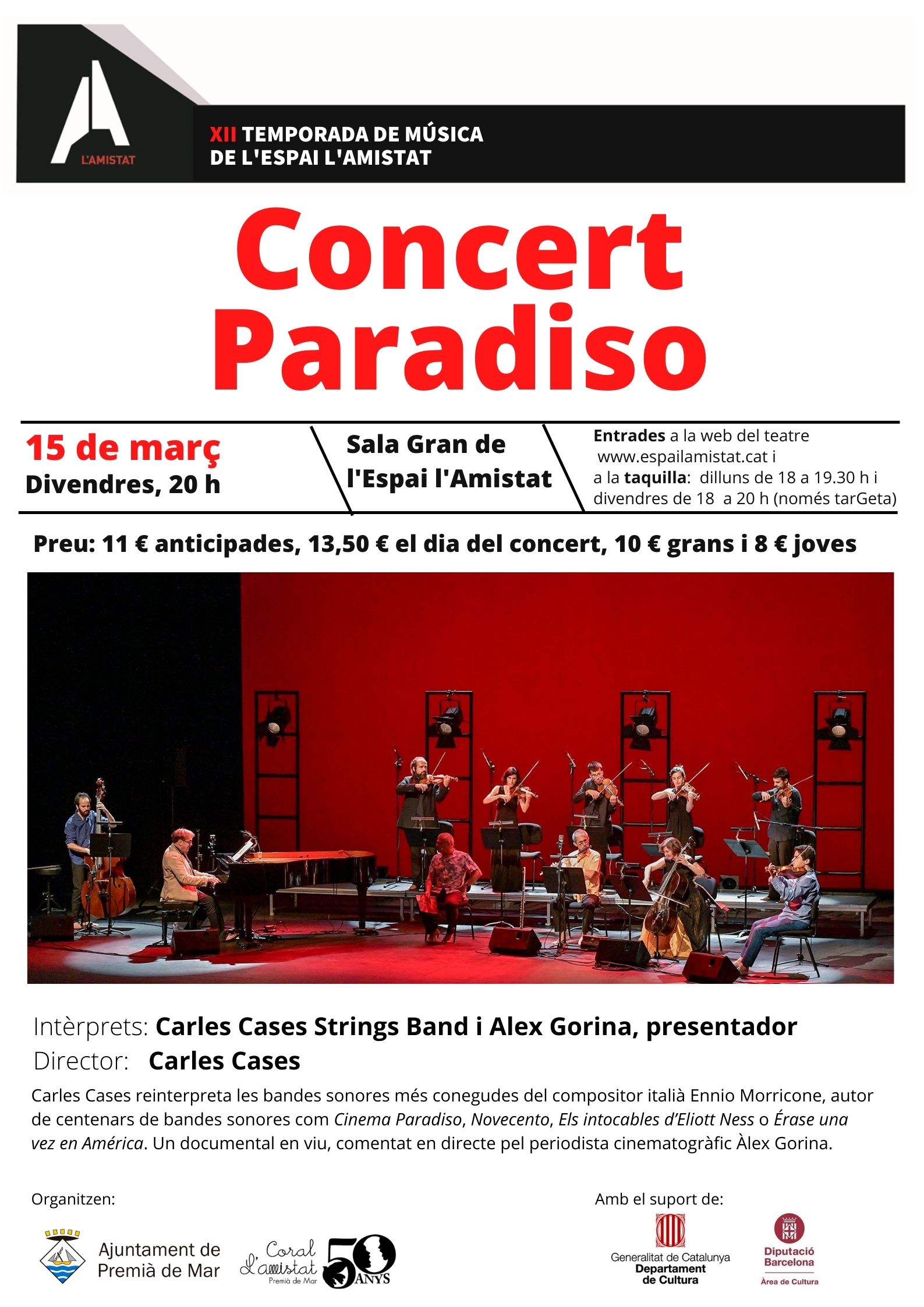 cartell Concert Paradiso
