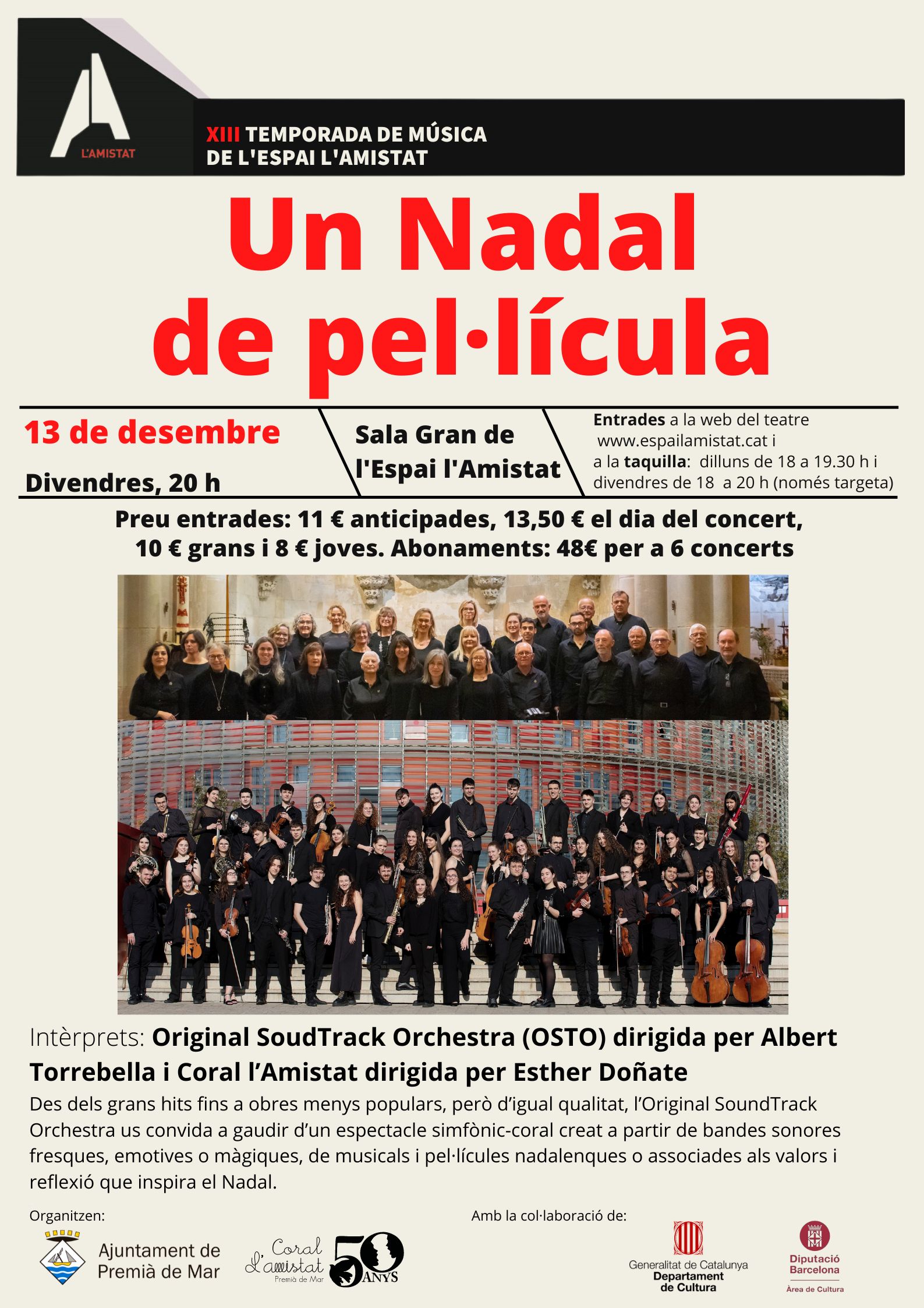 Cartell «Un Nadal de pel·lícula»