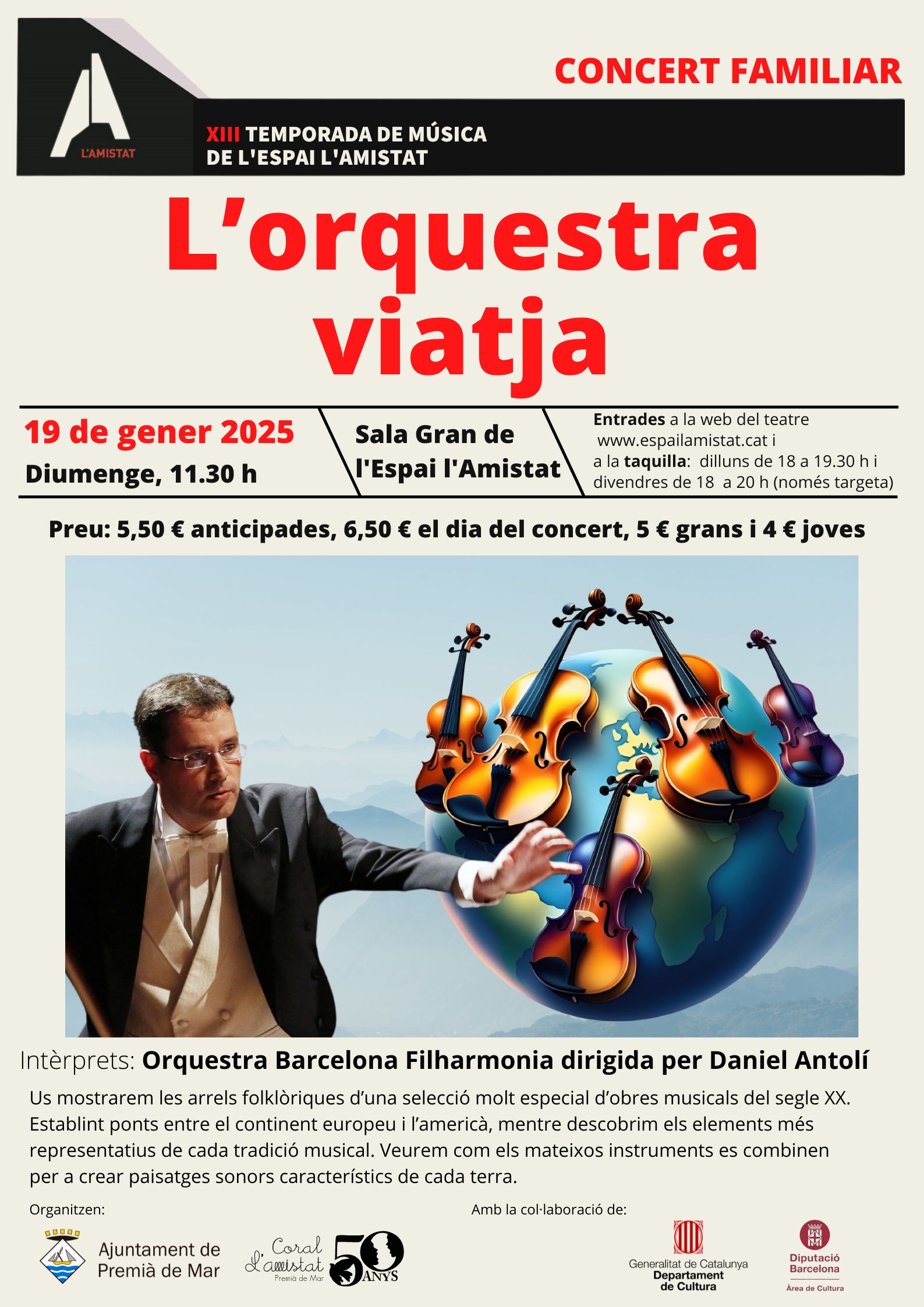 Cartell «L'orquestra viatja»